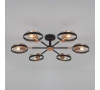 Потолочная люстра Gallo 70121/6 черный Eurosvet