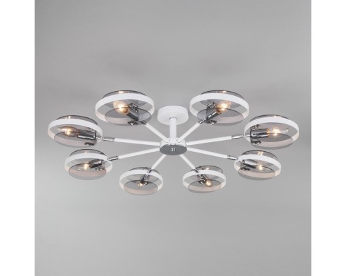 Потолочная люстра Gallo 70121/8 белый Eurosvet