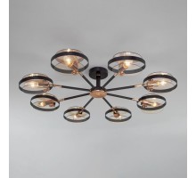 Потолочная люстра Gallo 70121/8 черный Eurosvet