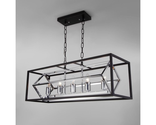 Подвесная люстра Crate 70122/5 черный Eurosvet