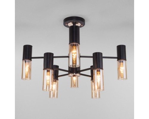 Потолочная люстра Tesoro 70125/8 черный Eurosvet
