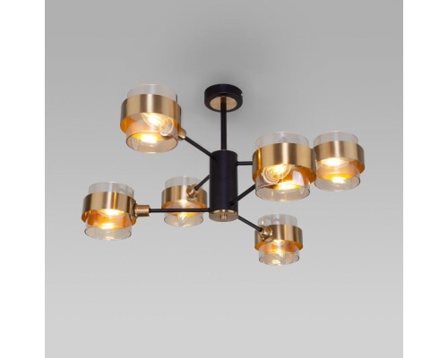 Потолочная люстра 70127/6 черный Eurosvet