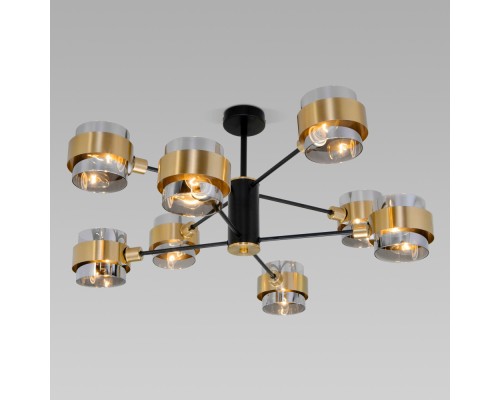 Потолочная люстра Arcada 70127/8 черный/дымчатый Eurosvet