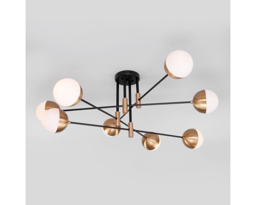 Потолочная люстра Nuvola 70129/8 латунь Eurosvet