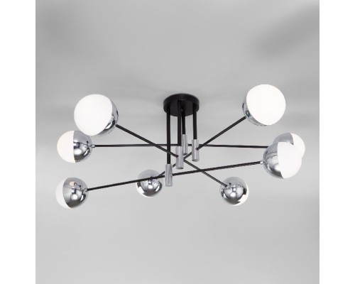 Потолочная люстра Nuvola 70129/8 хром Eurosvet
