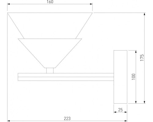 Бра Rylee 70138/1 хром Eurosvet