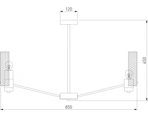 Потолочная люстра Grino 70139/8 латунь Eurosvet