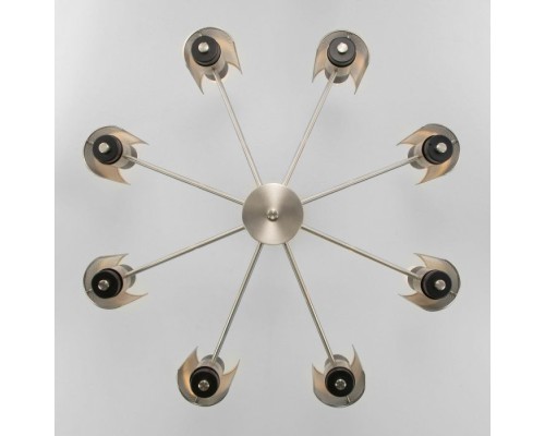 Потолочная люстра Grino 70139/8 никель Eurosvet