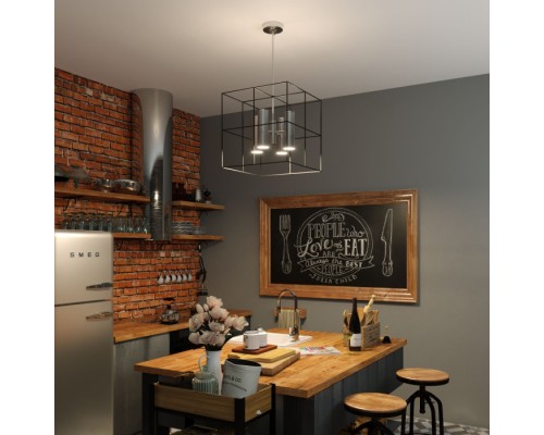 Потолочная люстра Adamson 70142/8 хром Eurosvet