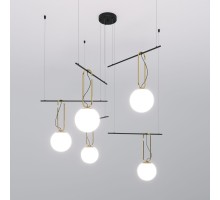 Подвесной светильник Riche 70143/5 черный Eurosvet