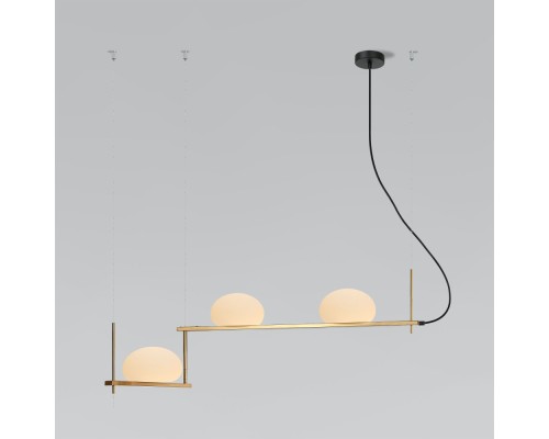 Подвесной светильник Stair 70145/3 латунь Eurosvet