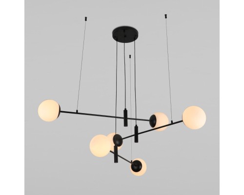 Подвесной светильник Planet 70146/6 черный Eurosvet