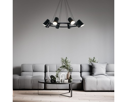 Подвесной светильник Splay 70147/8 черный Eurosvet