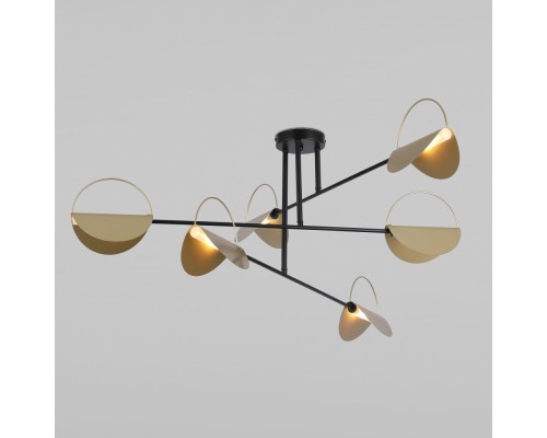 Потолочная люстра Grazia 70148/6 черный/золото Eurosvet
