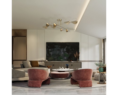 Потолочная люстра Grazia 70148/8 золото Eurosvet