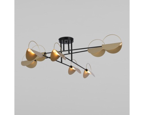 Потолочная люстра Grazia 70148/8 черный/золото Eurosvet