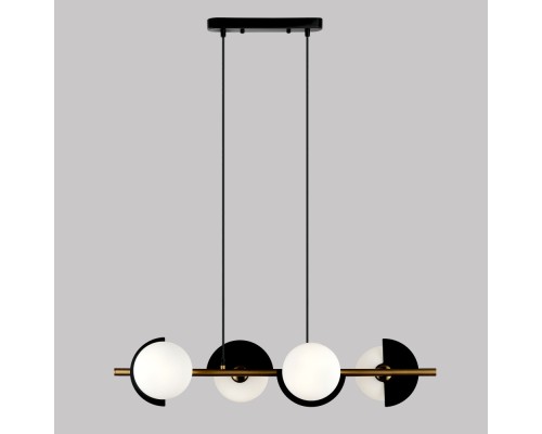 Подвесной светильник Moity 70149/4 черный/латунь Eurosvet