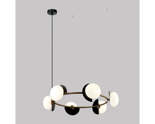 Подвесной светильник Moity 70150/6 черный/латунь Eurosvet