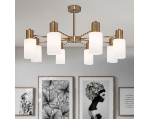 Потолочная люстра Vegga 70160/8 латунь Eurosvet