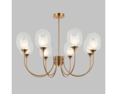 Потолочная люстра Spritz 70217/8 латунь Eurosvet