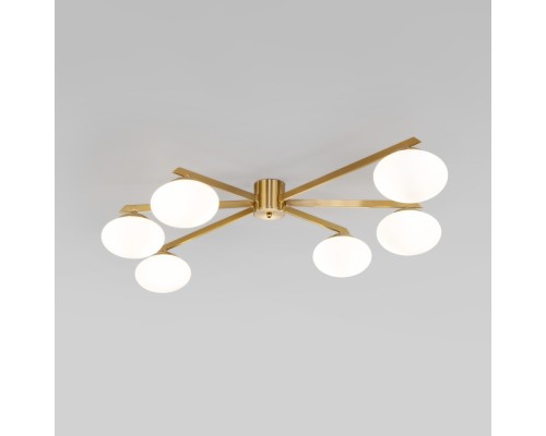 Потолочная люстра Opaline 70220/6 латунь Eurosvet