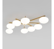 Потолочная люстра Opaline 70220/8 латунь Eurosvet