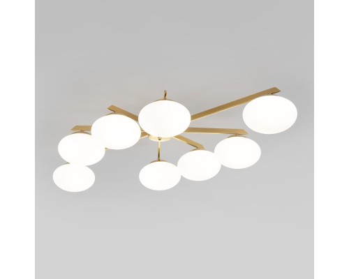 Потолочная люстра Opaline 70220/8 латунь Eurosvet