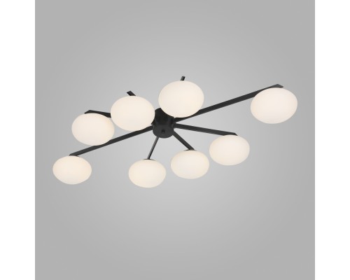 Потолочная люстра Opaline 70220/8 черный Eurosvet