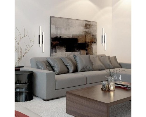 Настенный светильник Hi-tech 90020/2 хром Eurosvet