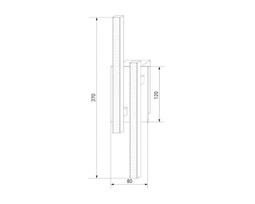Настенный светильник Hi-tech 90020/2 хром Eurosvet