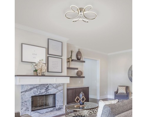 Потолочная люстра Lozanna 90083/3 хром Eurosvet