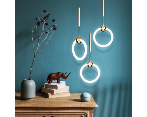 Подвесной светильник Rim 90165/1 золото Eurosvet