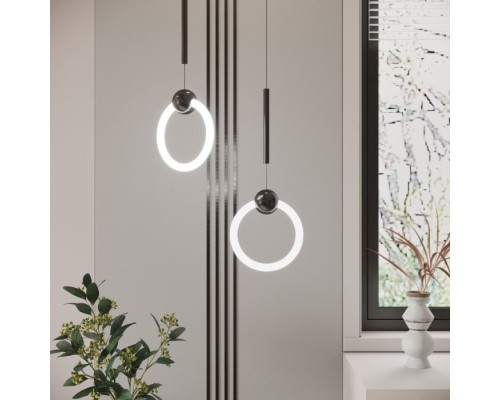 Подвесной светильник Rim 90165/1 черный жемчуг Eurosvet