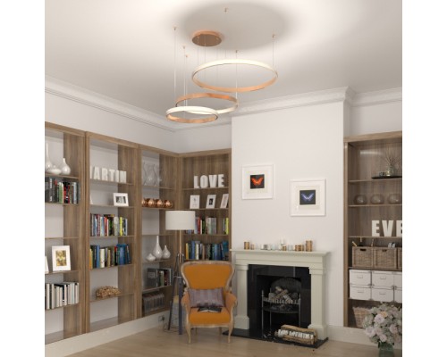 Подвесной светильник Posh 90175/3 медный Eurosvet