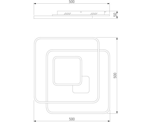 Потолочный светильник Caroline 90255/1 белый Eurosvet