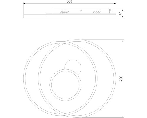 Потолочный светильник Caroline 90256/1 белый Eurosvet