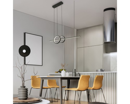 Подвесной светильник Twin 90265/1 черный Eurosvet