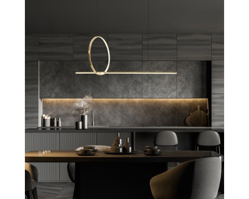 Подвесной светильник Mist 90266/1 золото Eurosvet