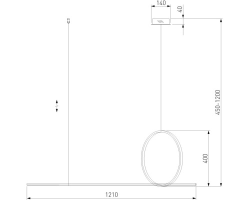 Подвесной светильник Mist 90266/1 золото Eurosvet