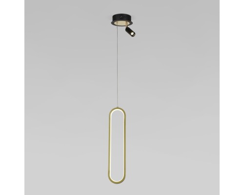 Подвесной светильник Spire 90269/1 черный/золото Eurosvet