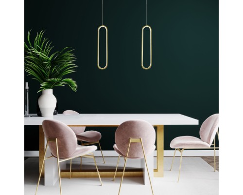 Подвесной светильник Spire 90269/1 черный/золото Eurosvet