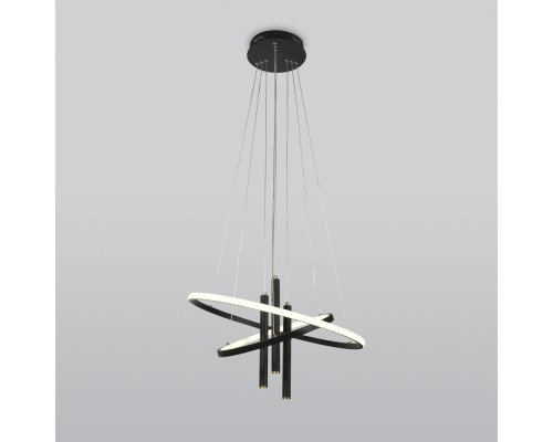 Подвесной светильник Stroke 90270/3 черный Eurosvet