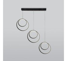 Подвесной светильник Flow 90308/3 черный Eurosvet