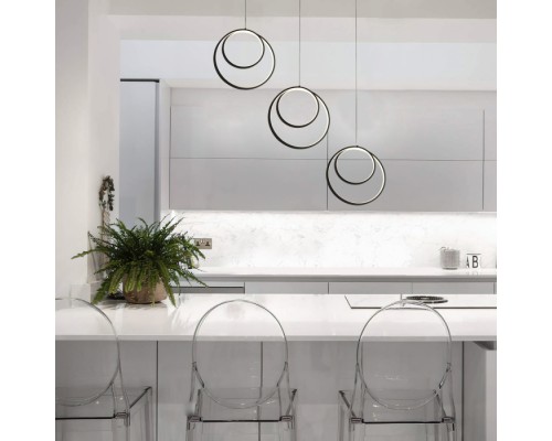 Подвесной светильник Flow 90308/3 черный Eurosvet