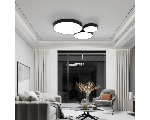 Потолочный светильник Entire 90320/1 черный Eurosvet