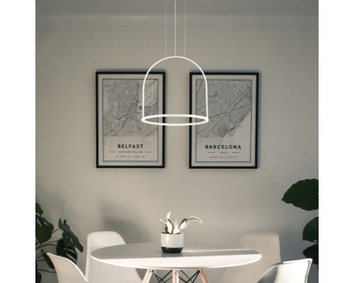 Подвесной светильник Over 90322/1 белый Eurosvet