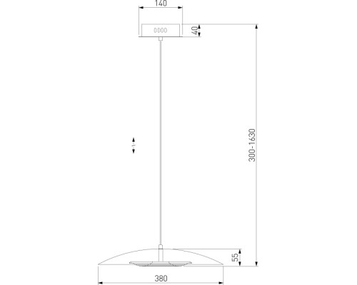 Подвесной светильник Kontur 90328/1 черный Eurosvet