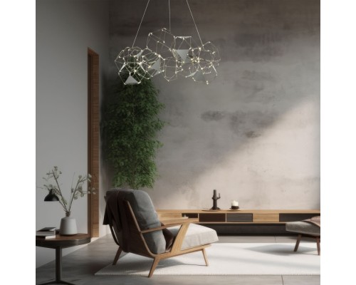 Подвесной светильник Uma 90369/12 черный жемчуг Eurosvet