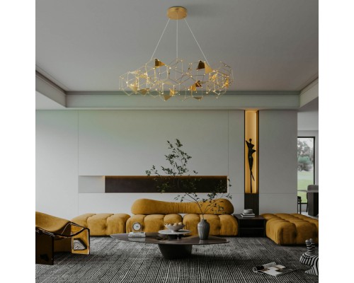 Подвесной светильник Uma 90369/15 медь Eurosvet