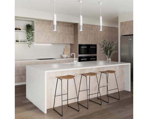 Подвесной светильник Tony DLN108 GU10 белый/серебро Eurosvet